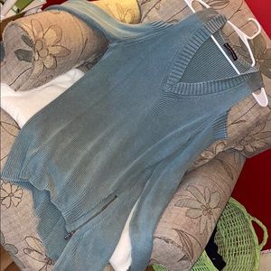 ROCK AND REPUBLIC SWEATER. SHOULDERS OUT.